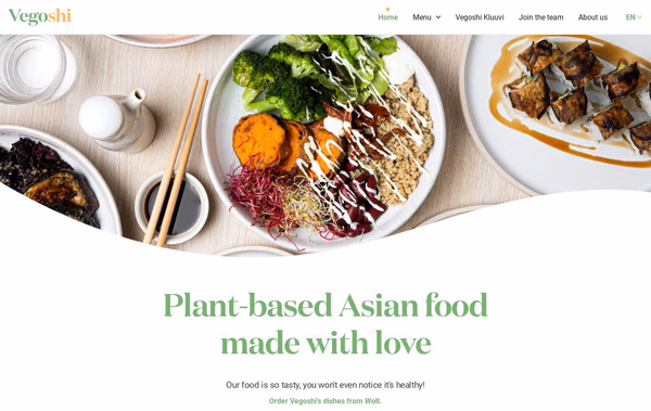 Vegoshi Web Design