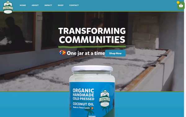 Lospalos Coconut Oil Web Design