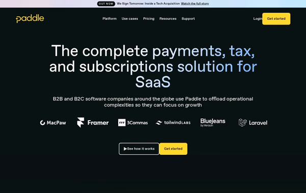 Paddle  Web Design
