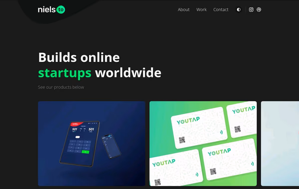 Niels.to Portfolio Website Web Design