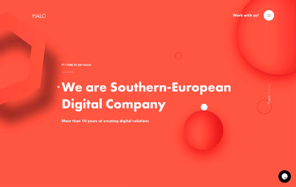 HALO Digital Company Web Design