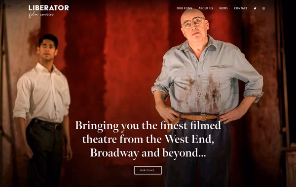Liberator Film Service Web Design
