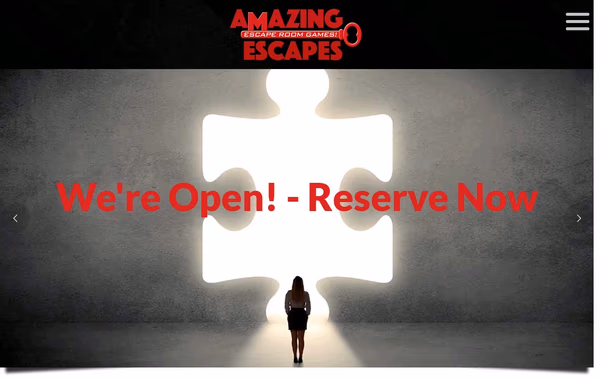 Escape Room Boise Web Design