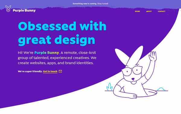 Purple Bunny Web Design