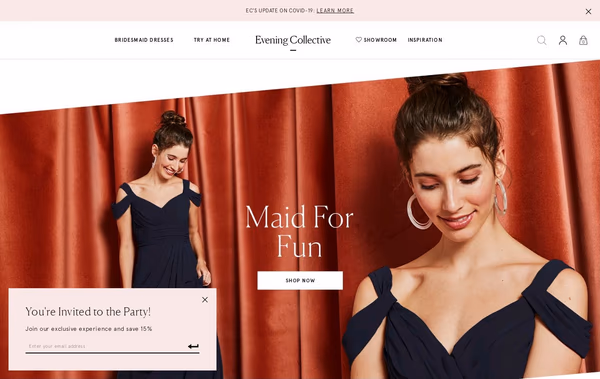 Evening Collective Web Design
