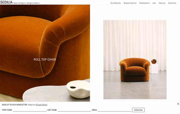 Sedilia Designers Web Design