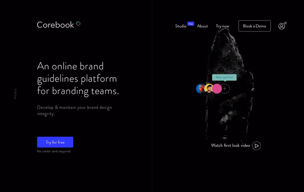 Corebook Web Design
