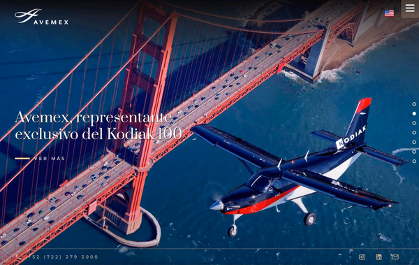 Avemex Sigamos Volando Web Design