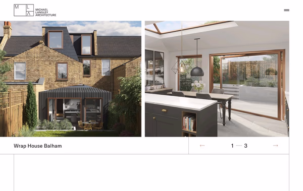 MLA Architecture Web Design
