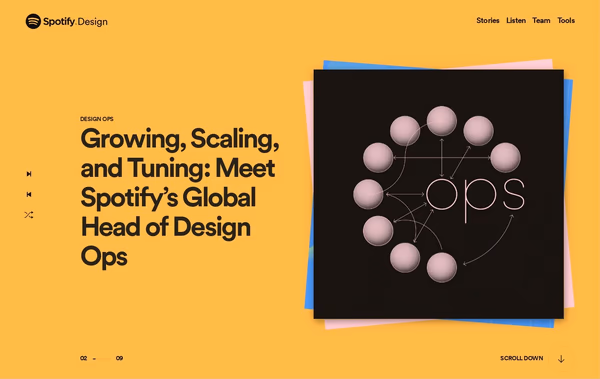 Spotify Design Web Design