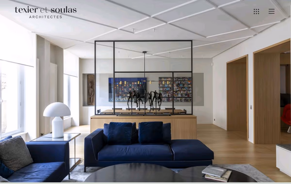 Texier et Soulas Architectes Web Design