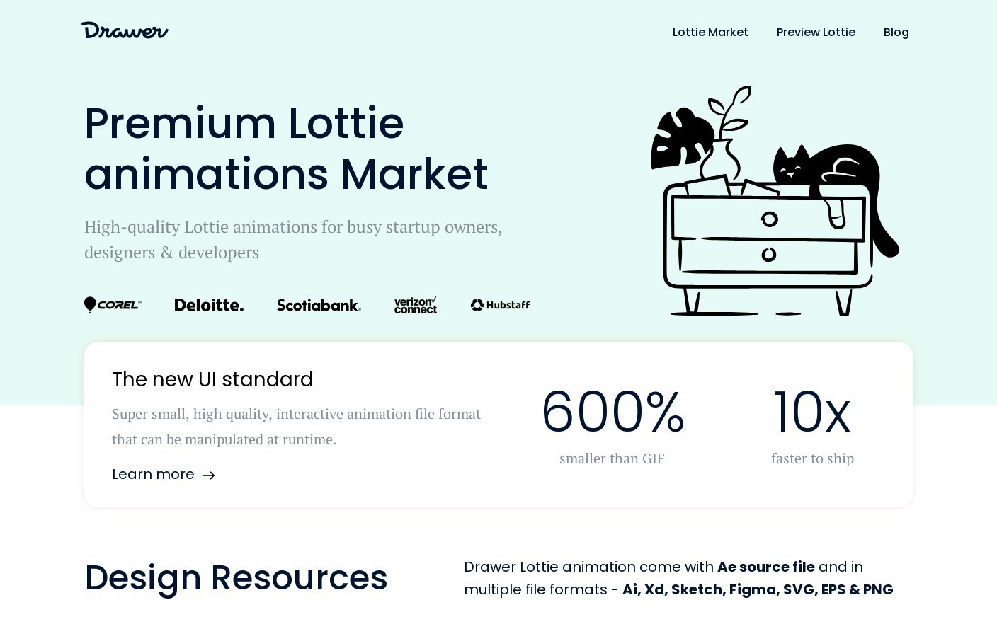 Drawer Design Website is a Web Design Inspiration