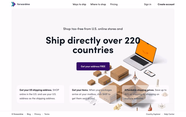 Forward.me Web Design