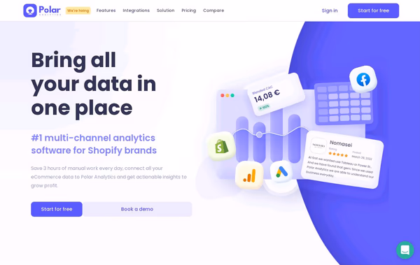 Polar Analytics  Web Design