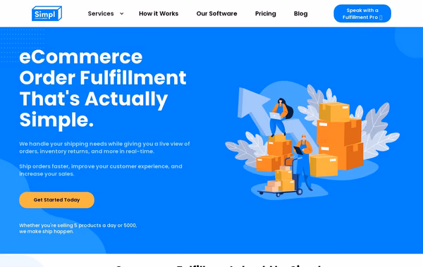 Simpl Fulfillment Web Design