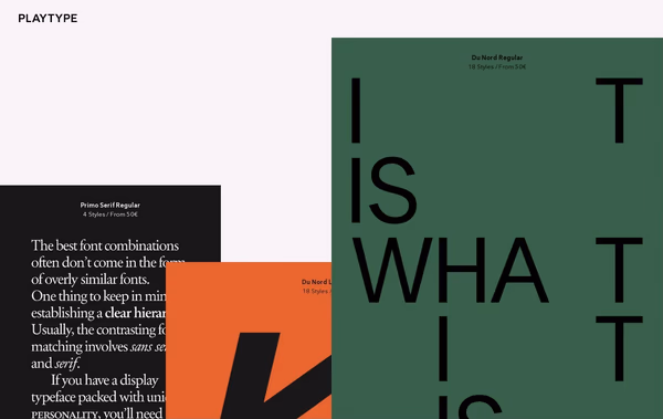 Play Type Web Design