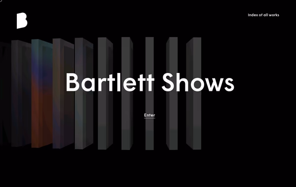 Bartlett Show Web Design