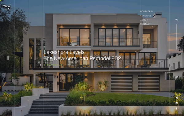 E2 Homes Web Design