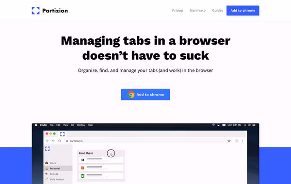 Partizion  Web Design