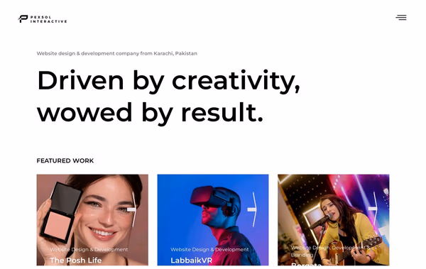 Pexsol Interactive Web Design