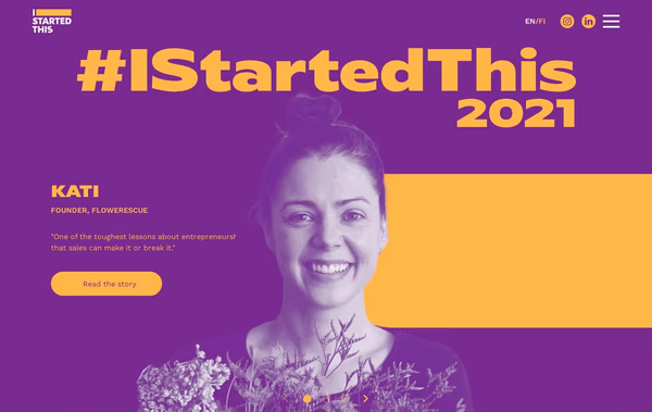 I Started This Web Design