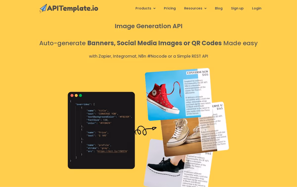 Apitemplate Web Design