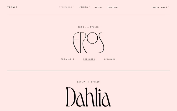 Vj - Type Web Design