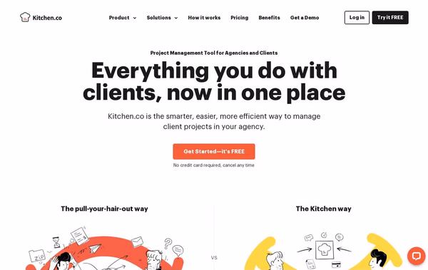 Kitchen  Web Design