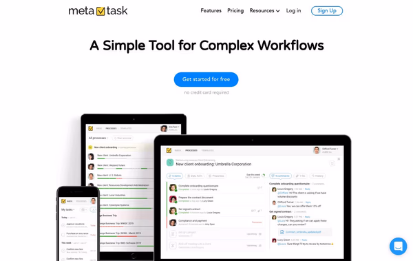 MetaTask Web Design