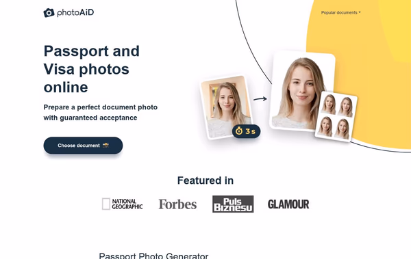 PhotoAiD Web Design