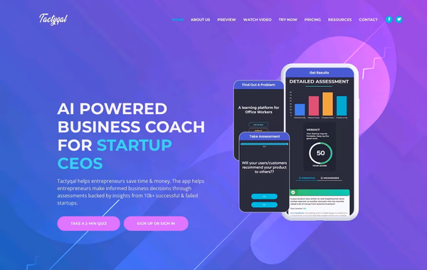 Tactyqal  Web Design