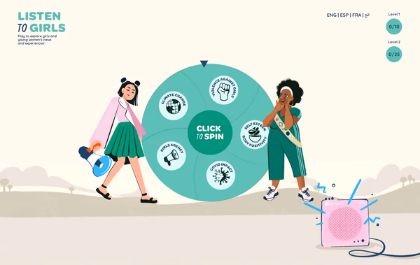 Listen to Girls Web Design