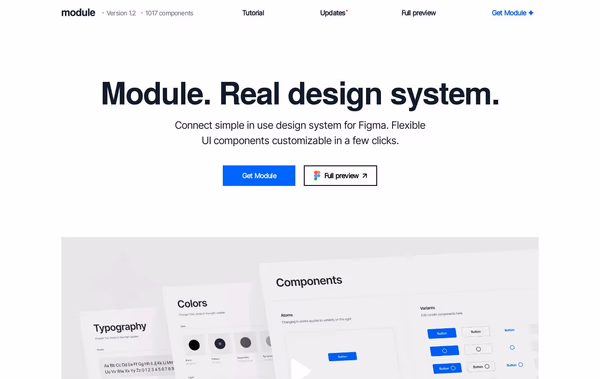 Module Design system for Figma Web Design