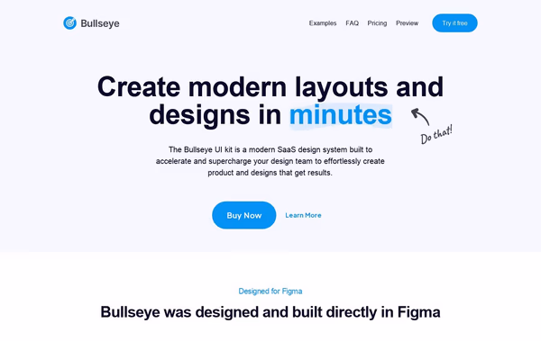 Bullseye Design System Web Design
