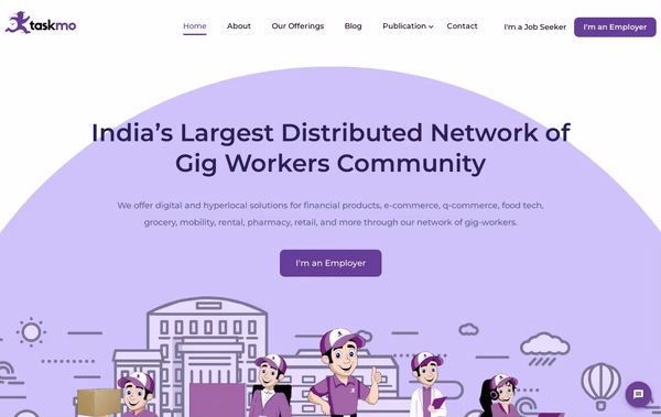 Taskmo  Web Design