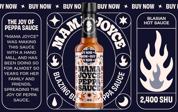 Peppa Sauce Web Design