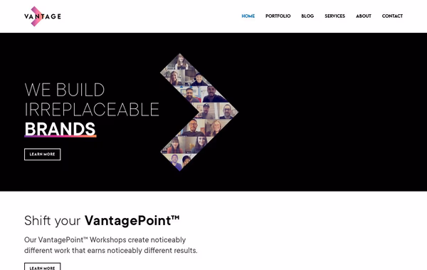 Vantage Studios Web Design