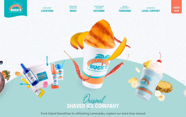 Bahama Bucks Web Design