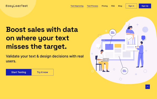 Easy User Test Web Design