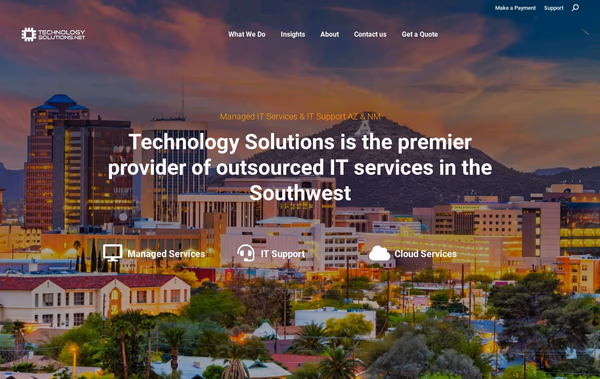 Technology Solutions Web Design
