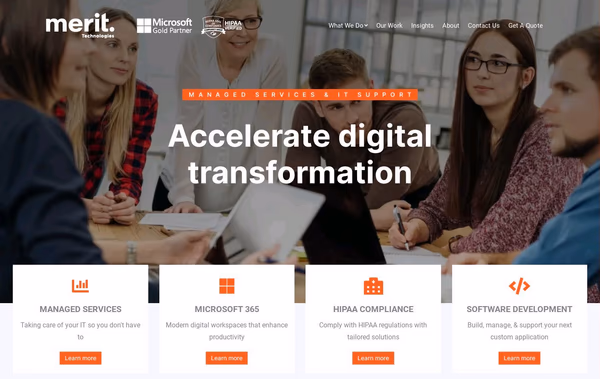 Merit Technologies Web Design