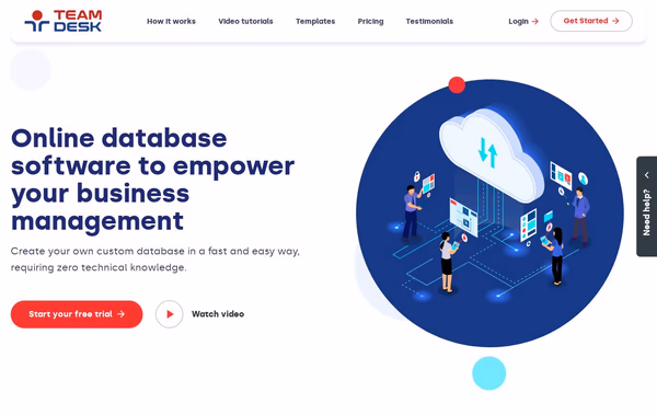 TeamDesk Web Design