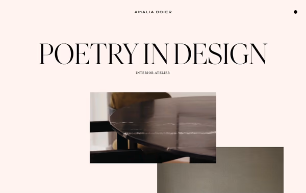Amalia Boier Web Design