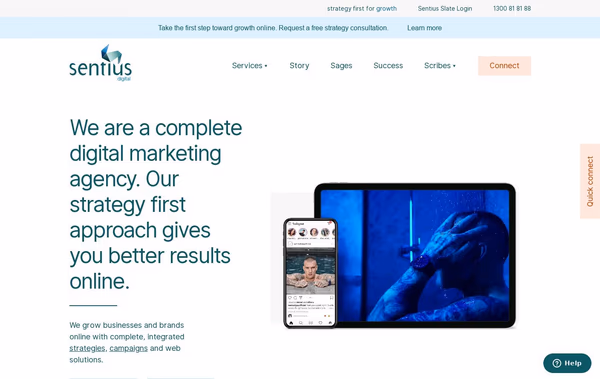 Sentius Digital Web Design