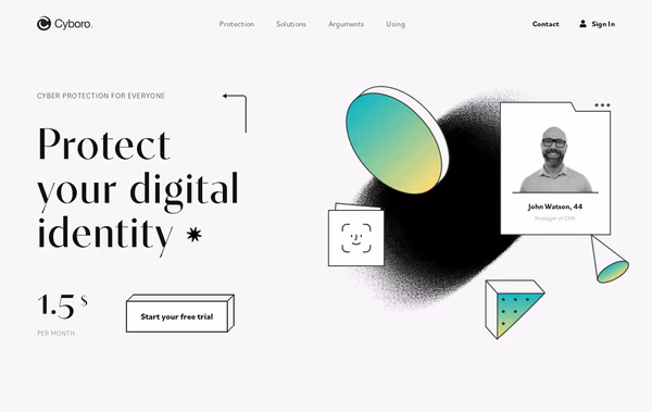 Cyboro Protection Web Design
