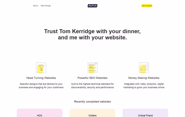 Rufus Web Design