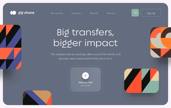 Gigshare Web Design