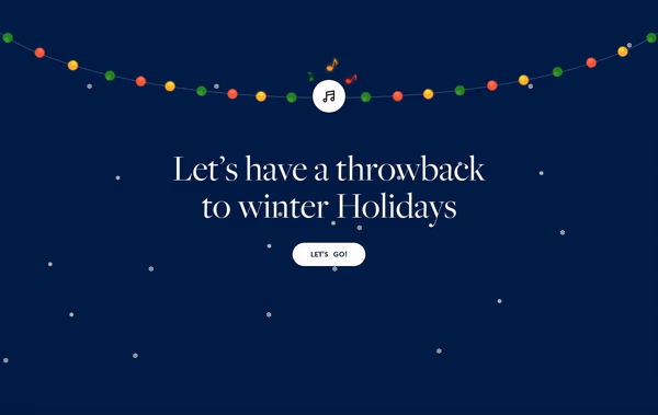 Christmas History Web Design
