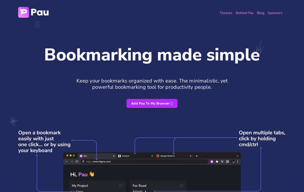 Pau App Web Design