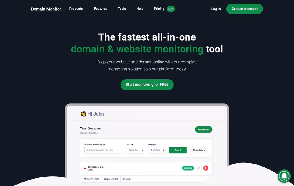 Domain Monitor